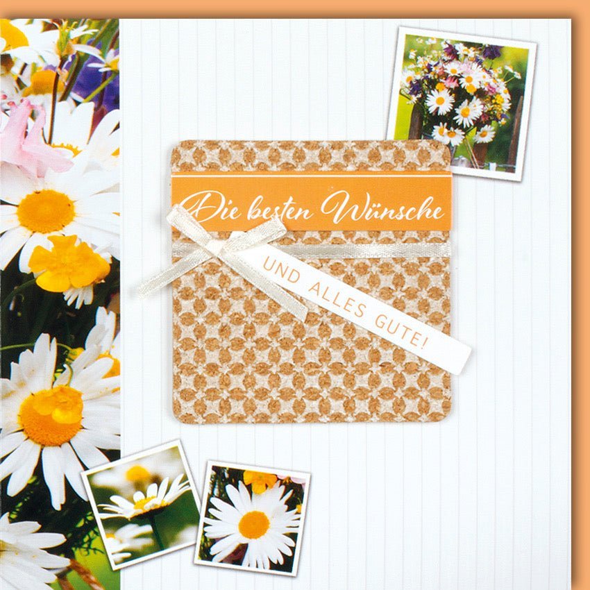 Allgemeine Glückwunschkarte - Herzliche Grüße und Beste Wünsche für Jeden Anlass