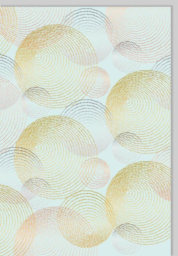 Blankokarte mit edlen Kreisen von Gutsch – Perfekt für jeden Anlass