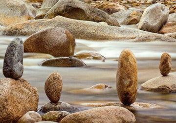 Blankopostkarte Magic Stones am Meer – Einzigartige Grüße für jeden Anlass