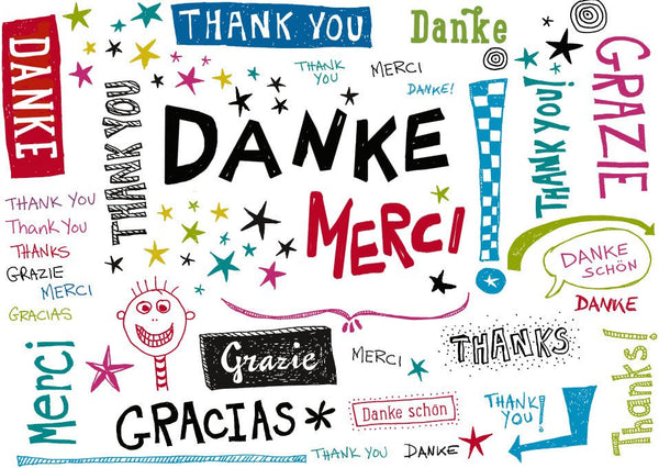 Dankeskarte mit Sprüchen: Merci, Gracias und mehr – Ausdrucksvoller Gruß für jede Gelegenheit