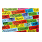 Danksagungskarte International - Vielfältige Multilingual Thank You Cards für Globale Wertschätzung, 210x148mm