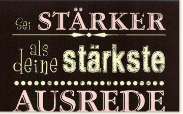 Ermutigungskarte für besondere Anlässe: Inspirierende Spruchkarte mit positiver Lebensweisheit - Geschenk zur Stärkung & Motivation