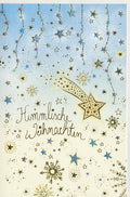 Festliche Grußkarte Sternenhimmel Natur für Weihnachten