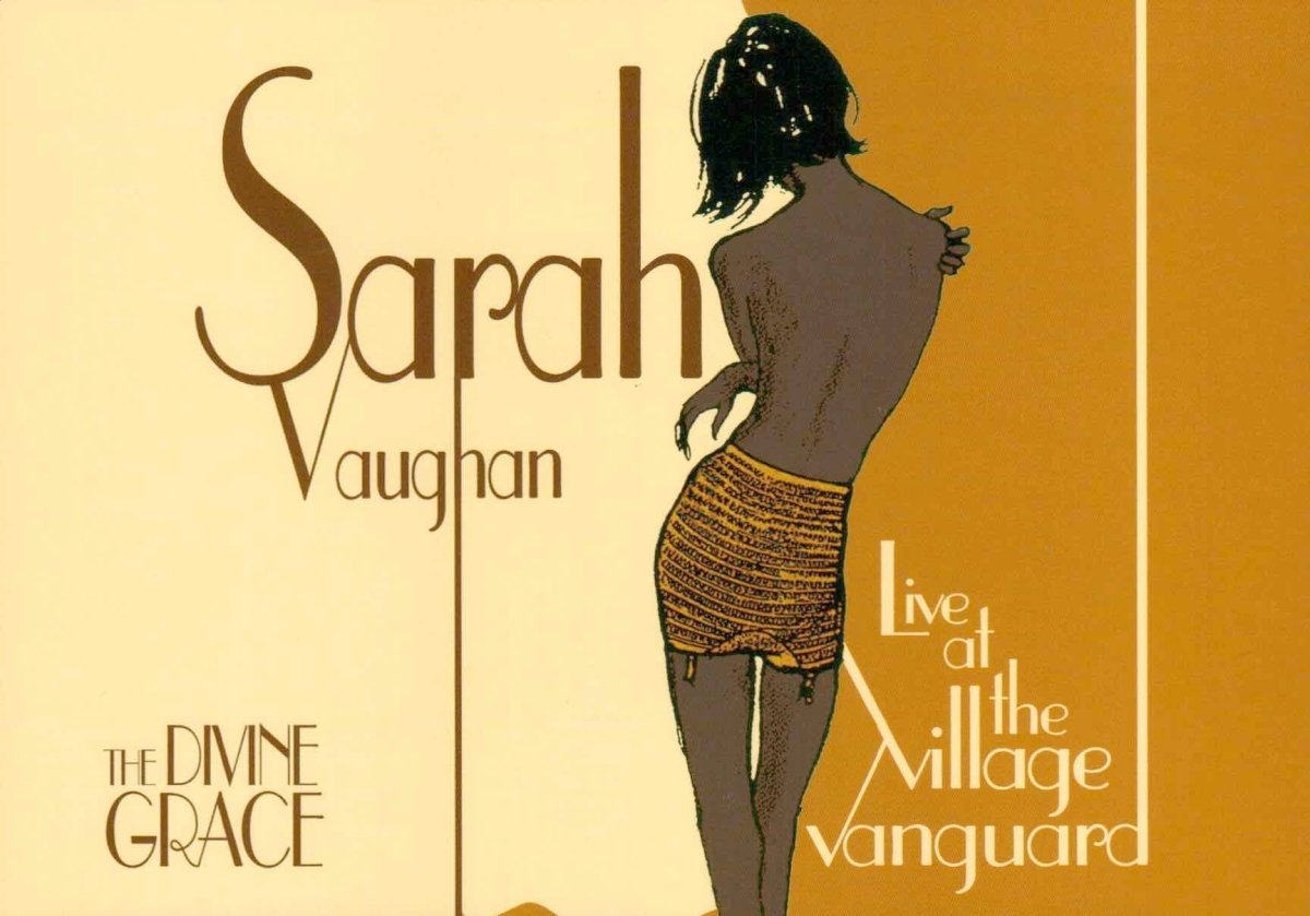 Film - Postkarte Sarah Vaughan "The 60ies" – Ein nostalgischer Gruß aus der goldenen Ära des Jazz.