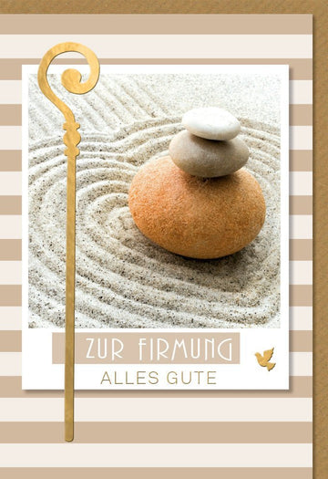 Firmungskarte - Spirituelle Harmonie & Frieden, Feier des Sakraments, Christliche Grüße