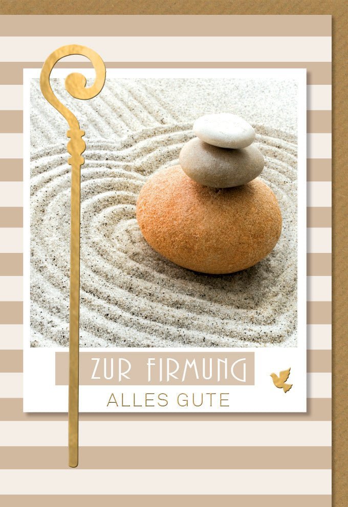 Firmungskarte - Spirituelle Harmonie & Frieden, Feier des Sakraments, Christliche Grüße