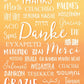 Freundschafts - Postkarte mit Dankesspruch – Ein herzliches Dankeschön für besondere Freunde