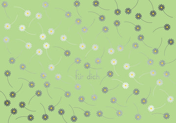 Freundschaftskarte Cityproducts - Für Dich mit Blümchenmotiv