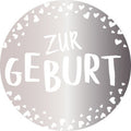 Geburtskarte mit Schaumstoff-Klebepad und Pappeinsatz – Charmante Applikation für besondere Anlässe