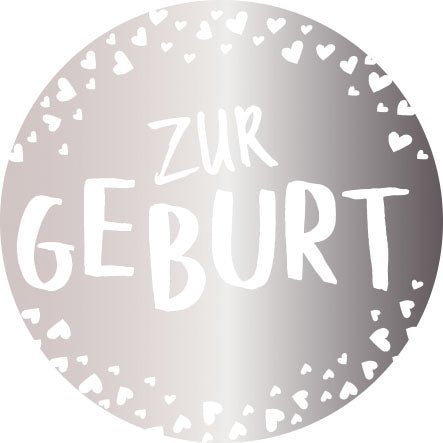Geburtskarte mit Schaumstoff-Klebepad und Pappeinsatz – Charmante Applikation für besondere Anlässe