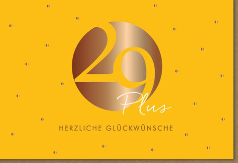 Geburtstagskarte 30 Jahre - Stilvolles Design mit Spruch für runde Geburtstagsfeier