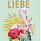 Geburtstagskarte – Elegante Flamingo - Illustration mit Blumen, Charmante Glückwunschkarte für besondere Anlässe, Stilvolle Geschenkdekoration