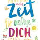 Geburtstagskarte – Farbenfrohe Glückwünsche mit Schmetterlingen, Sonne & Blumen, Hochwertige Folienprägung für Lebensfreude & Motivation