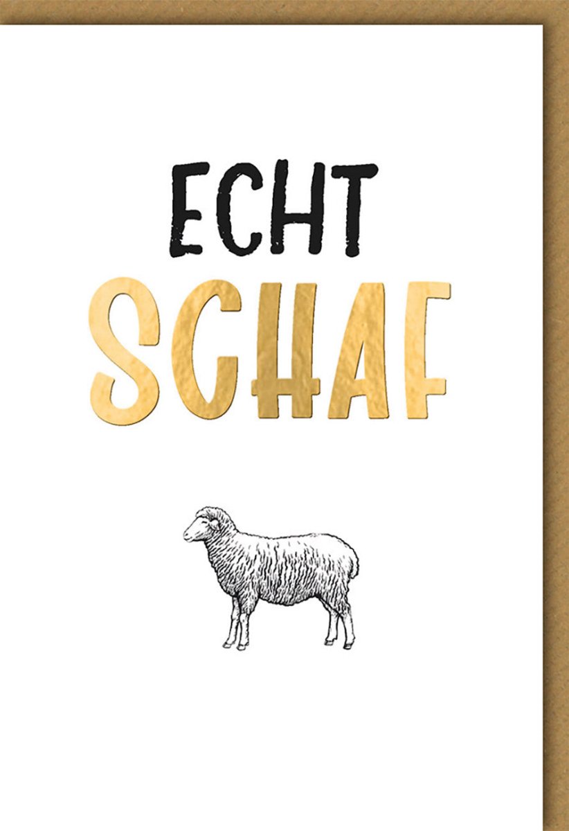 Geburtstagskarte für Frauen - Humorvolles Schafdesign | Einzigartige und Witzige Glückwunschkarte | Perfektes Geschenk zum Geburtstag