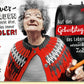 Geburtstagskarte für Frauen mit lustigem Spruch und cooler Oma mit Zigarre originelle Doppelkarte zum Geburtstag für Powerfrauen