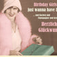 Geburtstagskarte für Frauen - Vintage Retro Rosa, Eleganter Humor für Freundin, Schwester, Mutter - Stilvoll & Lustig in Pink