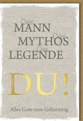 Geburtstagskarte für Männer - Stilvolle Glückwünsche 