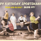Geburtstagskarte für Sportfans: Retro Fitness - Humor mit Vintage Turnen Design, Perfekt für Feier & Glückwünsche - Lustige Krafttraining Karte