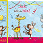 Geburtstagskarte Kinder – Fröhliche Tiere mit Luftballons und buntem Konfetti - Design
