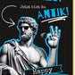Geburtstagskarte lustig Antik - Design mit cooler Statue und Spruch Letztes Jahr alt jetzt antik witzige Doppelkarte zum Geburtstag