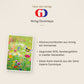 Geburtstagskarte Lustig – Biene im Blumenfeld mit Herzflug und buntem Design