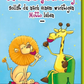 Geburtstagskarte Lustig – Löwe und Giraffe mit Wein und Humorvollem Spruch