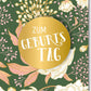 Geburtstagskarte - Luxuriöse Glückwünsche mit Goldakzenten, Grünes Blumenmotiv, Stilvoll & Festlich