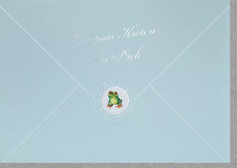 Geburtstagskarte mit Geldfach - Humorvoller Frosch, Kreative Krötengeldverpackung, Einzigartiges Geschenk