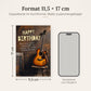 Geburtstagskarte mit Gitarre und Musikmotiv für Musiker Vintage-Design mit Spruch Happy Birthday Glückwunschkarte Geburtstag