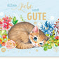 Geburtstagskarte mit Katzenmotiv: Bunte Glückwünsche, Blumen & Tiere - Kreatives Design für Freude & Liebe