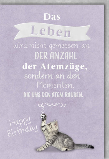 Geburtstagskarte mit Katzenmotiv: Inspirierende Glückwunschkarte für unvergessliche Geburtstagsmomente