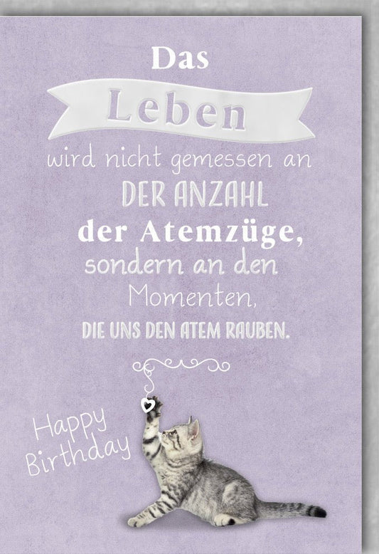 Geburtstagskarte mit Katzenmotiv: Inspirierende Glückwunschkarte für unvergessliche Geburtstagsmomente