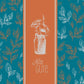 Geburtstagskarte mit Spruch: Vase und Blüten - Alles Gute Illustration