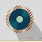 Geburtstagskarte Schallplatte mit Goldfolienprägung stilvolle Musik Doppelkarte für Musikliebhaber Happy Birthday Design