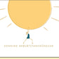 Geburtstagskarte sonnige Geburtstagswünsche mit großer Sonne und Illustration moderne Glückwunschkarte für Geburtstag hochwertig Klappkarte