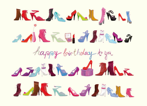 Geburtstagspostkarte für Frauen - Fröhliche Geburtstagsgrüße mit Stil