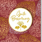 Genesungskarte "Gute Besserung" mit Herzen & Gold - Liebevolle Wünsche zur Erholung und Aufmunterung im Wellness Recovery Set