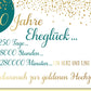 Glückwunschkarte goldene Hochzeit edles Design 50 Jahre Eheglück Konfetti Motiv Goldprägung Jubiläumskarte Eheringe