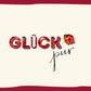 Glückwunschkarte mit Spruch: Glück pur – Roter Rand & Marienkäfer - Motiv, perfekt für Freunde, Familie oder Kollegen als positive Botschaft.