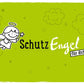 Glückwunschkarte Schutzengel - Engel Illustration mit Sternchen - Wolken, Hoffnung & Liebe, Postkarten - Sprüche