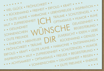 Glückwunschkarte: Schutzengel in Blau für Glück, Gesundheit & Erfolg - Ideal für Erwachsene & Jugendliche - Voller Liebe und Optimismus