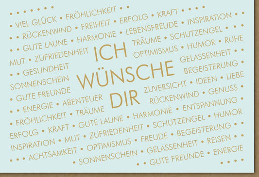 Glückwunschkarte: Schutzengel in Blau für Glück, Gesundheit & Erfolg - Ideal für Erwachsene & Jugendliche - Voller Liebe und Optimismus