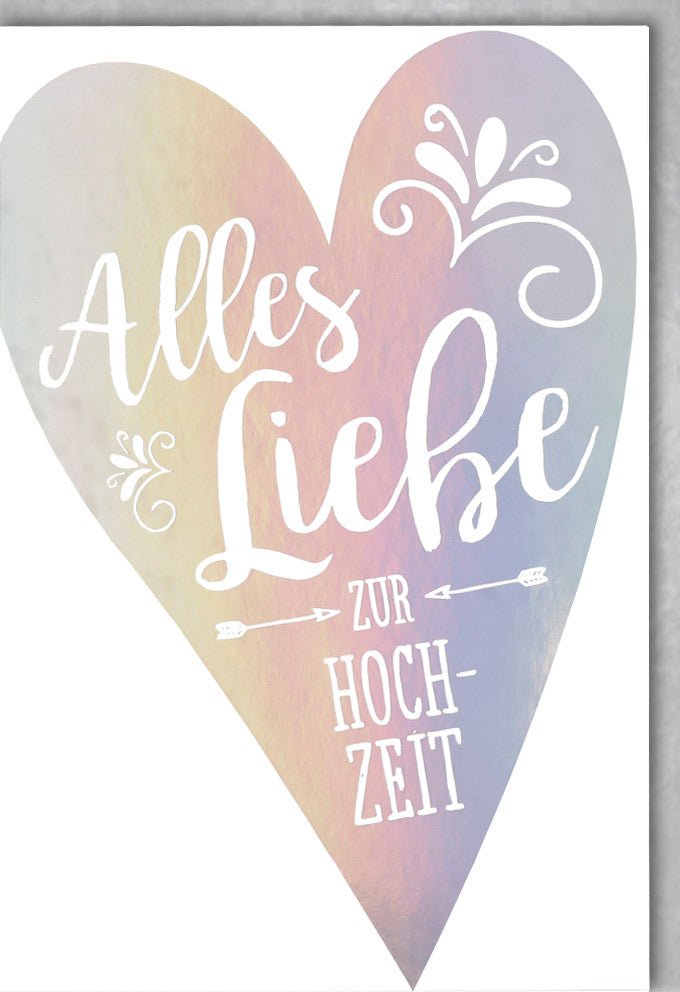 Glückwunschkarte Silberhochzeit "Herzglanz" – Elegante Karte zur Feier der Liebe, Perfekt für Paare und Zeremonien, 150x150mm