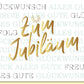Glückwunschkarte zum Jubiläum mit goldener Schrift und modernen Schriftzügen Alles Gute Erfolg Freude Glück Energie hochwertige Doppelkarte
