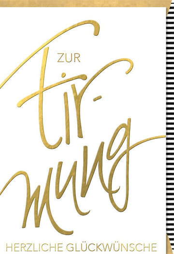 Glückwunschkarte zur Firmung & Konfirmation - Segenswünsche für Jugendweihe und Glaubensfest