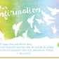 Glückwunschkarte zur Konfirmation mit Tauben und Regenbogen Aquarell christlicher Segensspruch moderne Doppelkarte