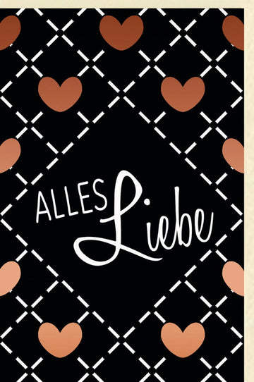 Grußkarte 'Alles Liebe': Herzen & Glückwünsche, Herzlich für besondere Anlässe, Grusskarten