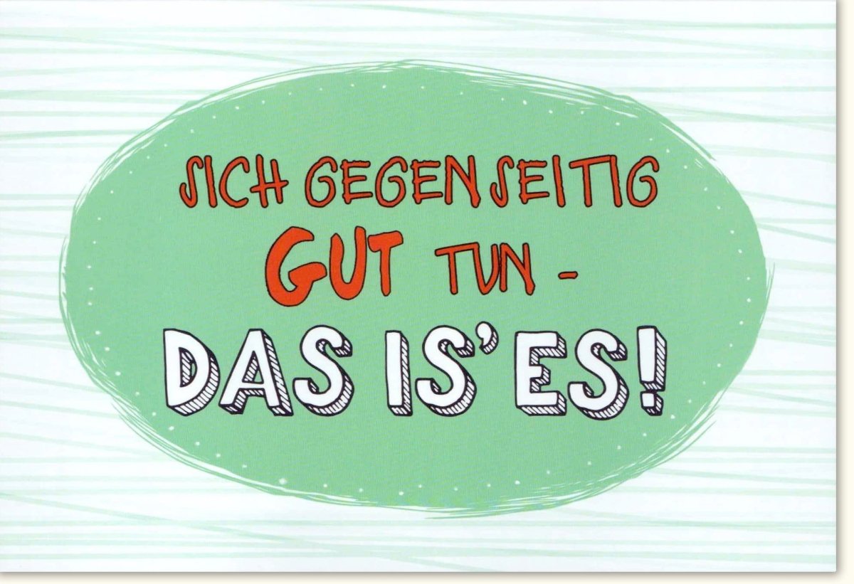 Grußkarte Freundschaft: Ermutigende Botschaft für besondere Anlässe - Ausdruck von Zusammenhalt und Positivität - Geschenk der Zuneigung