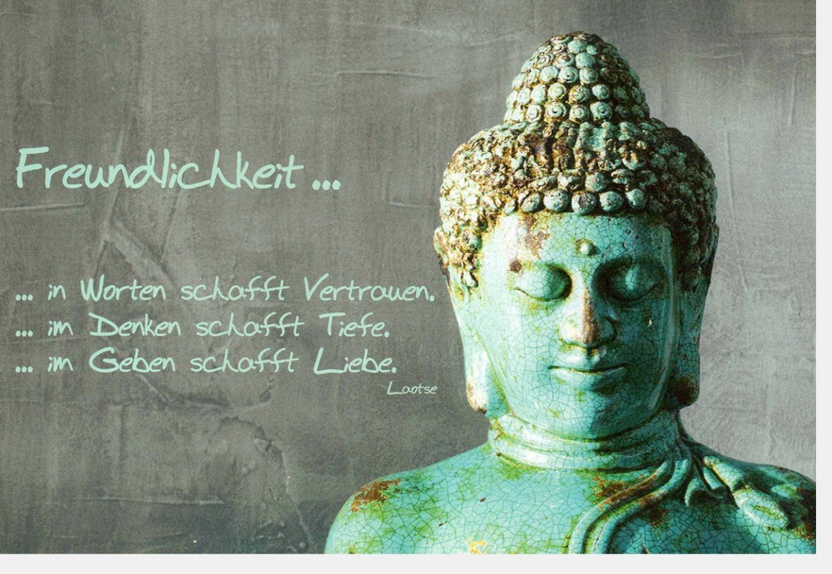 Grußkarte zur Wertschätzung: Inspirierendes Zitat über Freundlichkeit & Vertrauen - Positive Geschenkkarte