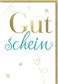 Gutscheinkarte - Stilvoller Voucher mit Goldschrift, Perfekt für Feierlichkeiten & Glückwünsche